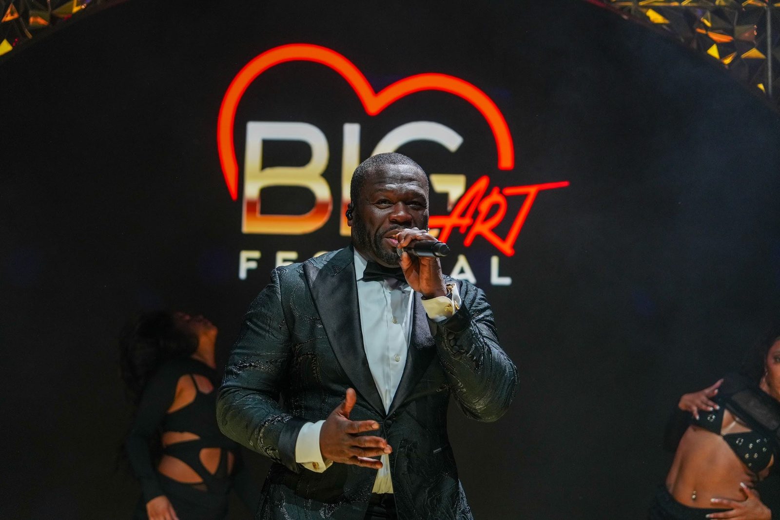 Headline performance on the Big Art Festival stage.
