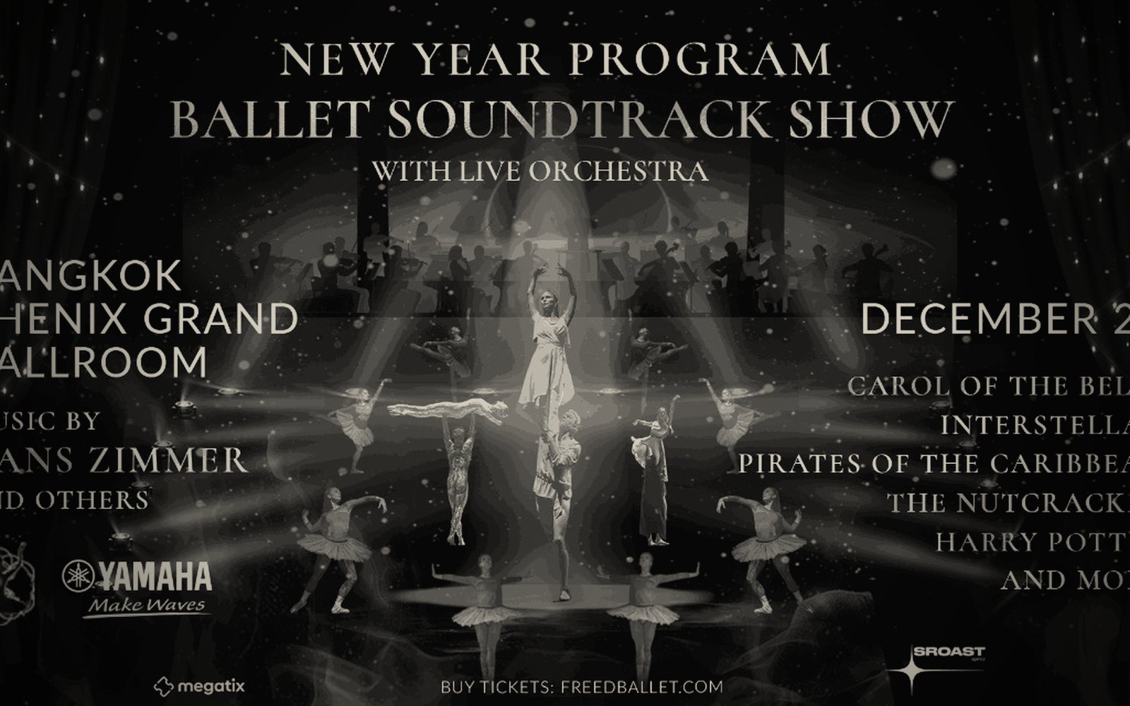 Ballet performance on an Asian touring stage.