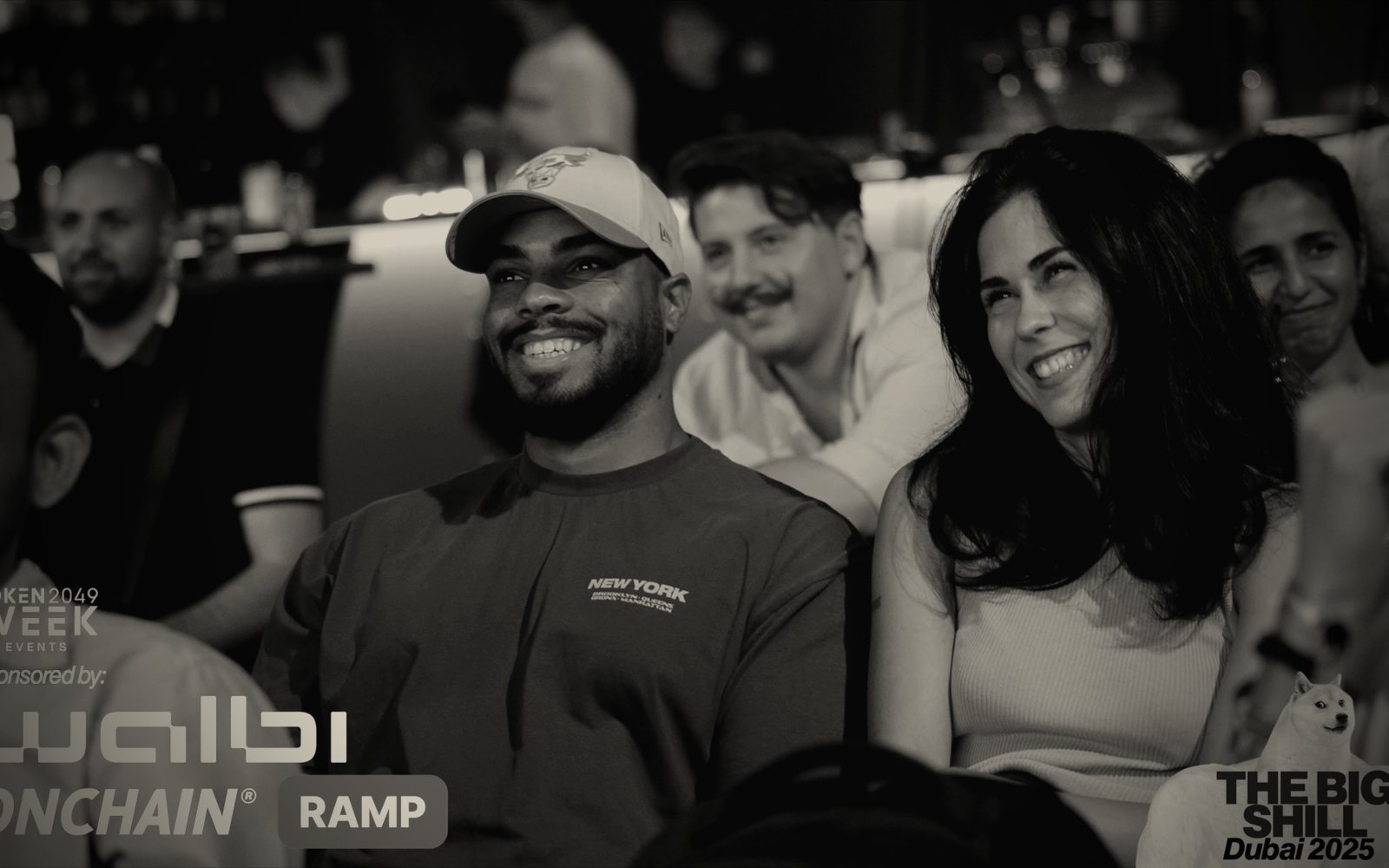 TOKEN Dubai 2025 — comedian on stage.